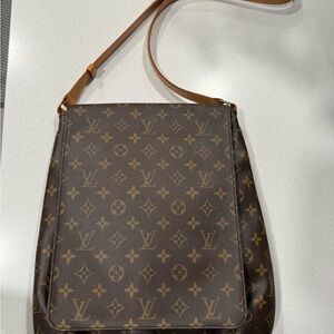Louis Vuitton Brown Monogram Crossbody Bag